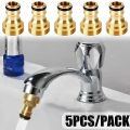 1/2/5PCS Universal Tap Kitchen Adapters Brass Faucet Watering Garden Tools Tap Connector Mixer Hose Adaptor Basin Fitting.