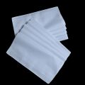 10pcs 100% Cotton White Handkerchiefs Square Super Soft Washable Hanky Chest Towel Pocket Square Hanky DIY Accessories 28x28cm.