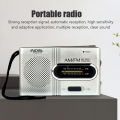 BC-R21 Mini Radio AM FM Battery Operated Portable Radio Best Reception Longest Lasting For Running Walking Home Soundbox. 