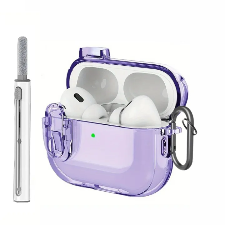 Case%20for%20AirPods%20Pro%202%20Translucence%20Cases%20with%20Cleansing%20Sets%20Wireless%20Headset%20Covers%20Silicone%20Protective%20Sleeve%20with%20Hooks%20-%20Image%202