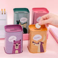 Piggy Bank Metal Coin Box Cute Sundries Cans Storage Cans Gift Cans Home Decor Household Saving Money Box. 