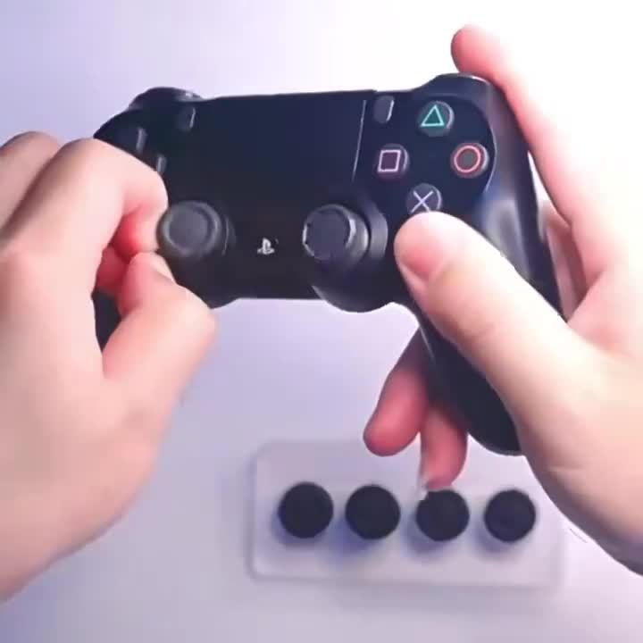 PS5/PS4 Controller Thumb Grip Caps - 8PCS Anti-Slip Joystick Cover, Non-Skid Silicone Stick Caps, Protective Replacement Kit