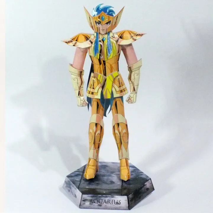 Saint%20Seiya%20Gold%20Saint%20Aquarius%20Camus%20Paper%20Model%20Papercraft%20Doll%20(for%20Cutting%20and%20Assembling%20Yourself)%20-%20Image%202