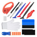 Auto Vinyl Wrap Tools Kit Car Window Tinting Film Installation Felt Squeegee Vinyl Tinting Kit Wrapping Spatula Covering Tools.
