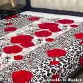 Ac Blanket Double Bed For Summer- Fleece Winter King Size Blankets- Self Printed Beautiful Design. 