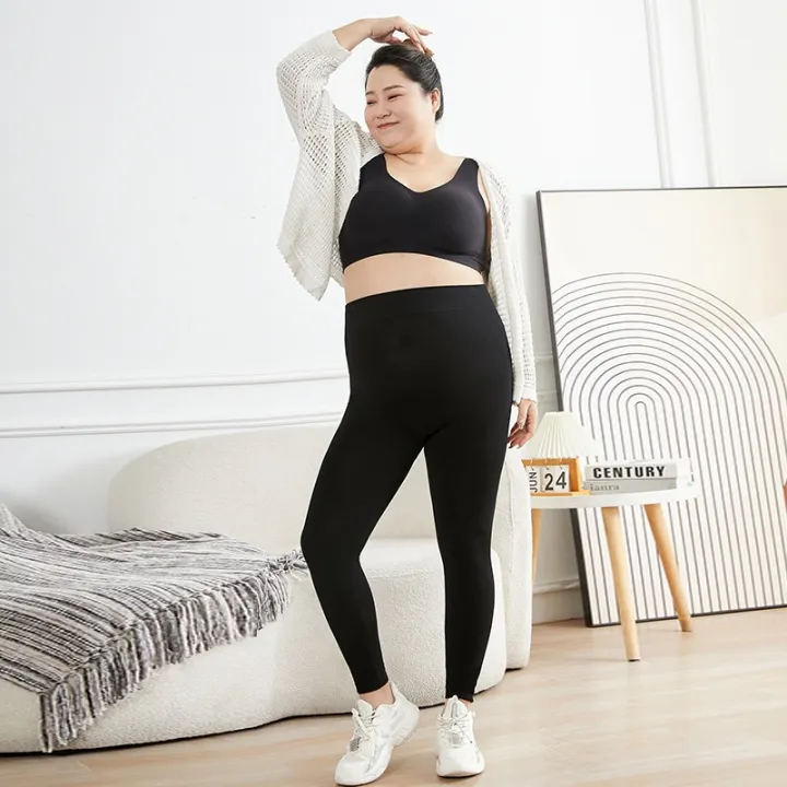 Women%20Big%20Size%20Leggings%20Black%20High%20Stretchy%20Shorts%20Outdoor%20Wearling%20Casul%20Sports%20Tights%20Ladies%20Plus%20Size%20Modal%20Leggings%20-%20Image%202