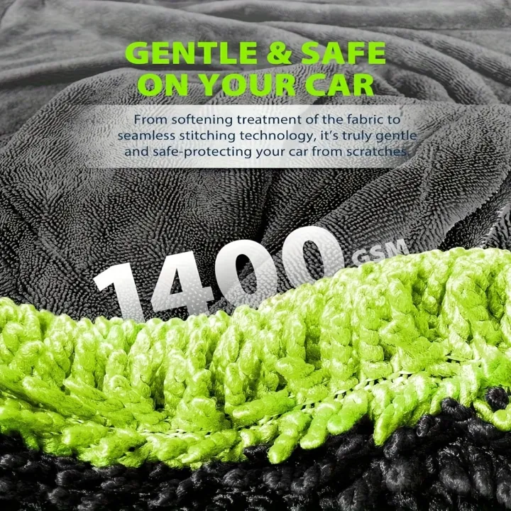 1400GSM%20Full-Size%20SUV%20Truck%20Drying%20Towel%20Double-Sided%20Microfiber,%20Twisted%20Yarn%20Technology,%20High%20Absorbency%20And%20Scratch-Resistant%20-%20Image%202