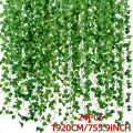 24 PCS Total 19m/755inch Ivy Garland for Home Living Room Wall Decoration Artificial Greenery Vine for Wedding Party Decor.