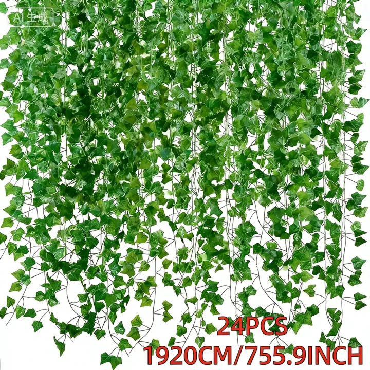 24%20PCS%20Total%2019m/755inch%20Ivy%20Garland%20for%20Home%20Living%20Room%20Wall%20Decoration%20Artificial%20Greenery%20Vine%20for%20Wedding%20Party%20Decor%20-%20Image%203