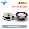 2PCS Mini Speaker 3W 4R Diameter 4cm/5cm Amplifier Loudspeaker 3 Watt 4 Ohm 40mm 50mm Speakers for Arduino Kit. 