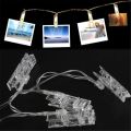 Creative LED Photo Clip String Light Room Party Decor Big Clips Fairy Lamp for Hanging Pictures Cards. 