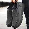 Men Casual Shoes Breathable Loafers Sneakers Fashion Comfortable Flat Handmade Retro Leisure Loafers Shoes Men Shoes. 