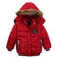 Keep Warm Autumn Winter Boys Jacket Fur Collar Hooded Baby Coat Fashion Zipper Boy Outerwear 2-6 Year Kids Clothes Birthday . 