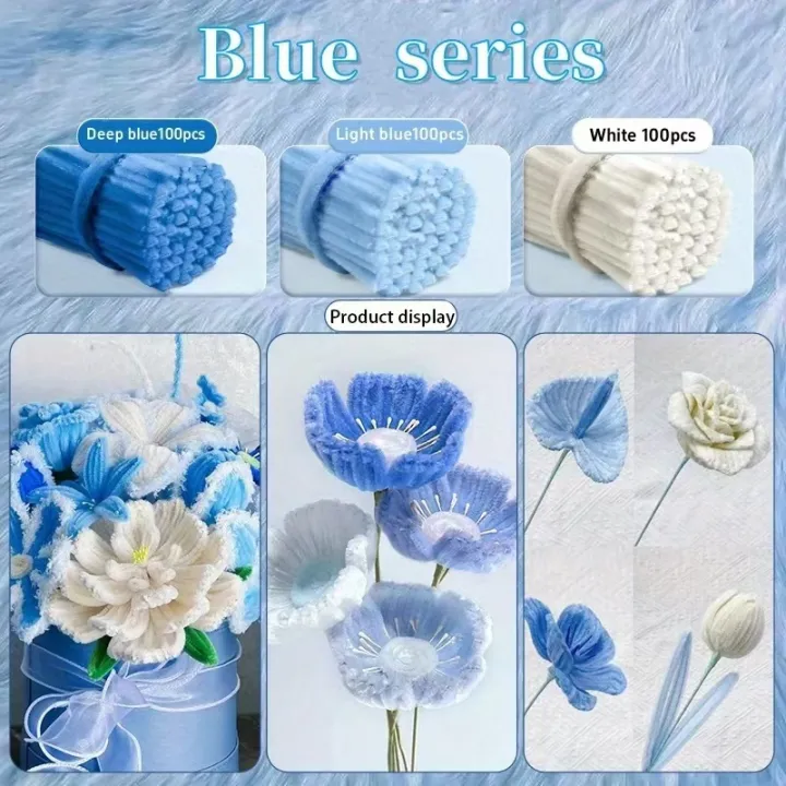 Chenille%20Stems%2030cm%20Pipe%20Cleaners%20Craft%20Supplies%20DIY%20Art%20Handmade%20Flower%20Making%20-%20Image%205