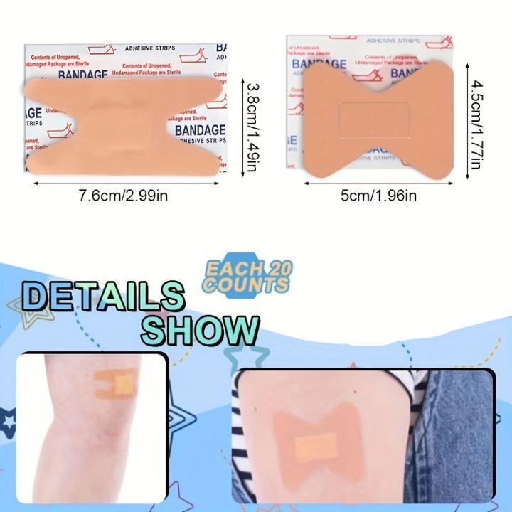 100pcs%20Flexible%20Fabric%20Adhesive%20Bandage%20Breathable%20Elastic%20Knuckle%20Bandage%20Assorted%20Bulk%20Fingertip%20Bandages%20for%20First%20Aid%20and%20Wo%20-%20Image%204