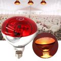 1pc Red Heat Lamp Bulb 100W Infrared Basking Spot Light for farm Eggs Incubator Hatcher Hatching. 