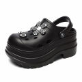 Women Chunky Platform Sandals Summer Garden Shoes Fashion Slippers Beach Non Slip High Quality Bathroom Bedroom Orginal Shoes. 