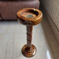 Wooden Ash Tray for Office - AshTray Stand - Ash Tray with with Brass work - Ash Tray For Living Room. 