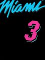 2025 New Men MIAMI NO.3 Print Casual Short Sleeve T-Shirt Shorts Set Adult Basketball Jersey Jogging Suit 2 Piece Set Clothes. 