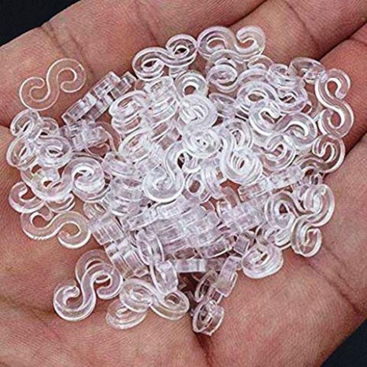 S-Clips for Loom Rubber Band 250 Pcs