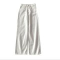 White Jeans Pant Oversize For Women. 