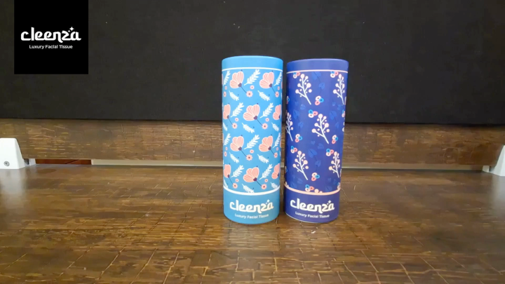 Car Tissue Box | Pack of 2 | Cleenza Premium 3 Ply Facial Tissue | Cup Holder Tissue | Imported Car Tissue | Car, Home & Office