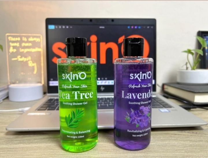 SkinO Soothing Shower Gel (Tea Tree & Lavender) 220ml