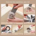 Multifunctional Flexible Gap Brush Cup Cover Groove Nipple Bottle Gap Brush Household Soft Bristles Cleaning Brush Kitchen Tool.