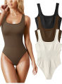 Cross border European and American foreign trade Amazon Summer AliExpress women's U-neck sleeveless vest tight fitting jumpsuit. 