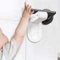 Plastic Door Rod Lock Universal Anti Opening Handle Child and Baby Safety Lock No Drilling Multifunctional Hidden Button. 