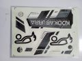 New 3D 2024 GREY & Black  KOOKABURRA Edition Cricket Bat Sticker For Professional Players. 