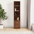 Modern Design Bookshelf with 2 Drawer, Display Rack, Modern Library Bookshelves, for Home Offices, Living Rooms, and Bedroom & Industrial Display 72x16''. 