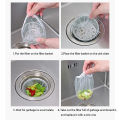 100/30pcs Disposable Sink Filter Mesh Bags Kitchen Sink Strainer Drain Hole Anti-blocking Garbage Bag Cleaning Strainers Net. 