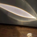🌅 Crystal Sunset Projection Lamp, Warm LED Ambient Light with Wooden Base, Romantic Decor for Bedroom, Living Room. 