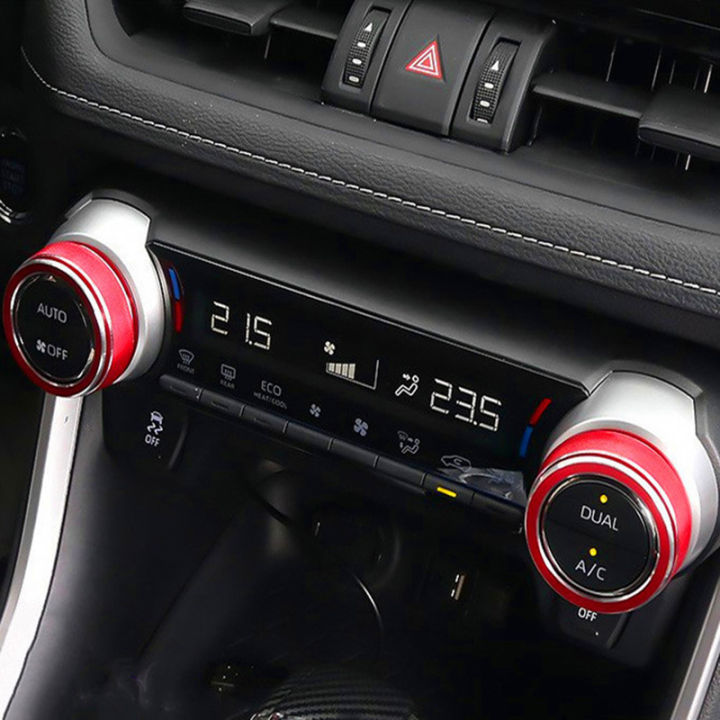 For%20Toyota%20RAV4%20WILDLANDER%202020-2025%202pcs%20Aluminum%20Air%20Conditioner%20Climate%20Control%20Knob%20Cover%20Radio%20Volume%20Button%20Ring%20Cover%20-%20Image%206