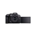 Canon EOS R10 RF-S18-45mm F4.5-6.3 is STM Lens Kit, Mirrorless Vlogging Camera, 24.2 MP, 4K Video, DIGIC X Image Processor, High-Speed Shooting, Subject Tracking, Compact, for Content Creators Black. 