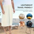 1 coral velvet men's bath towel-adjustable elastic bath towel-soft and skin-friendly, 31.5 * 55 inches, men's outdoor sauna skir. 