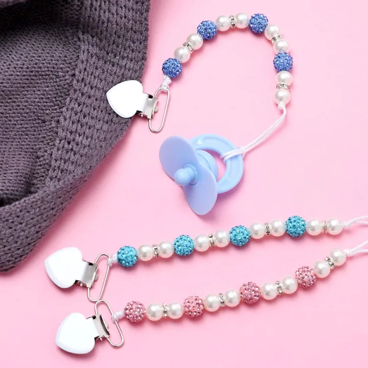 Baby%20Kids%20Plastic%20Beaded%20Pacifier%20Holder%20Clip%20Nipple%20Teether%20Dummy%20Strap%20Chain%20-%20Image%204