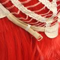 Genshin Impact Nilou Cosplay Wig Synthetic Hair Women Long Red Wig Ponytail Wig Heat Resistant Wigs.