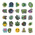 50pcs Leaves Stickers For Water Bottles, Vinyl Waterproof Stickers For Laptop, Skateboard, Computer For Teens Kids Girls Adults. 