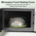 Microwave Cover for Food, Clear Microwave Splatter Cover with Water Steamer and Handle, 10 Inch Plate Covers, Kitchen Gadgets. 