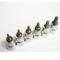 Hans Torx Socket, Star Head, Torx Socket with Protruding Head, All Standard Sizes, Torx Socket (Torq). 