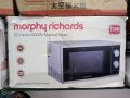 Morphy Richards 800W Food reheat Defrost Standard Microwave Oven - Silver

Made in UK. 