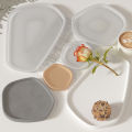 Irregular Geometric Coaster Tray Casting Mold, Concrete Plaster Silicone Mold, Polygonal Jewelry Display Storage Handmade Mold.