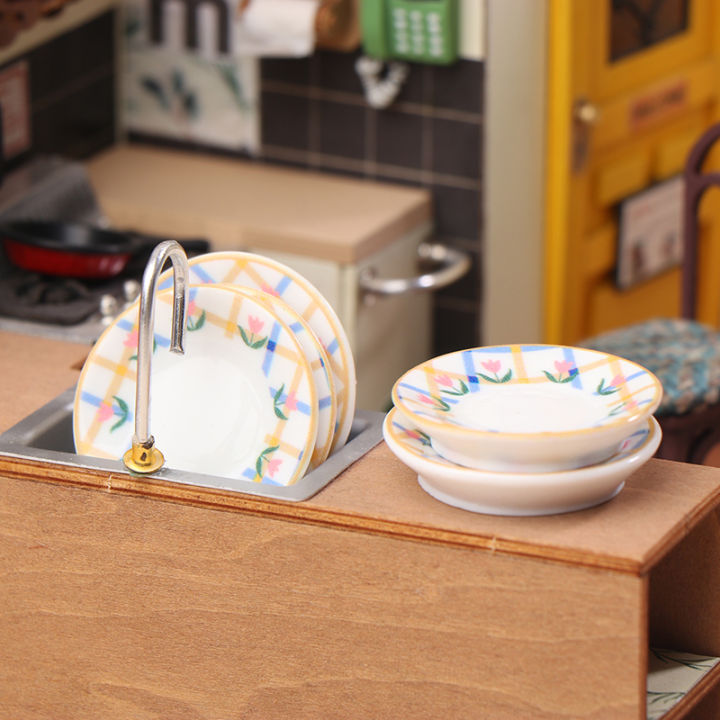 5Pcs%201/12%20Dollhouse%20Mini%20Plates%20Dishes%20Model%20Dollhouse%20Simulation%20Kitchen%20Decoration%20Dolls%20House%20Accessories%20Pretend%20Play%20Toys%20-%20Image%207