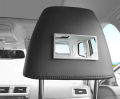 Car Makeup Mirror Portable Adhesive Back Stainless Steel Visor Decorative HD Mirrors Car Interior Mirror Universal Car-styling. 