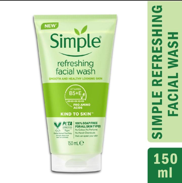 Simple Refreshing Facial Gel Wash-UK 150ml