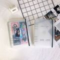 A5 Binder Ring Collect Book Korea Idol Photo Organizer Journal Diary Agenda Planner Bullet Cover School Stationery. 