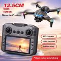 Pro UAV Drone with 4K Camera, Folding Aerial Photography Drone Brushless Motor Mobile Phone Control Multiple Flight Modes 360° Obstacle Avoidance RC Drone Headless Mode Drone Camera.