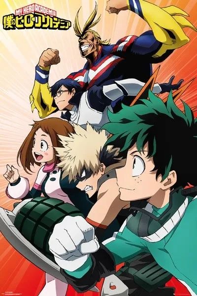 Japanese Anime My-Hero-Academia Poster Cartoon Manga Canvas Painting ...